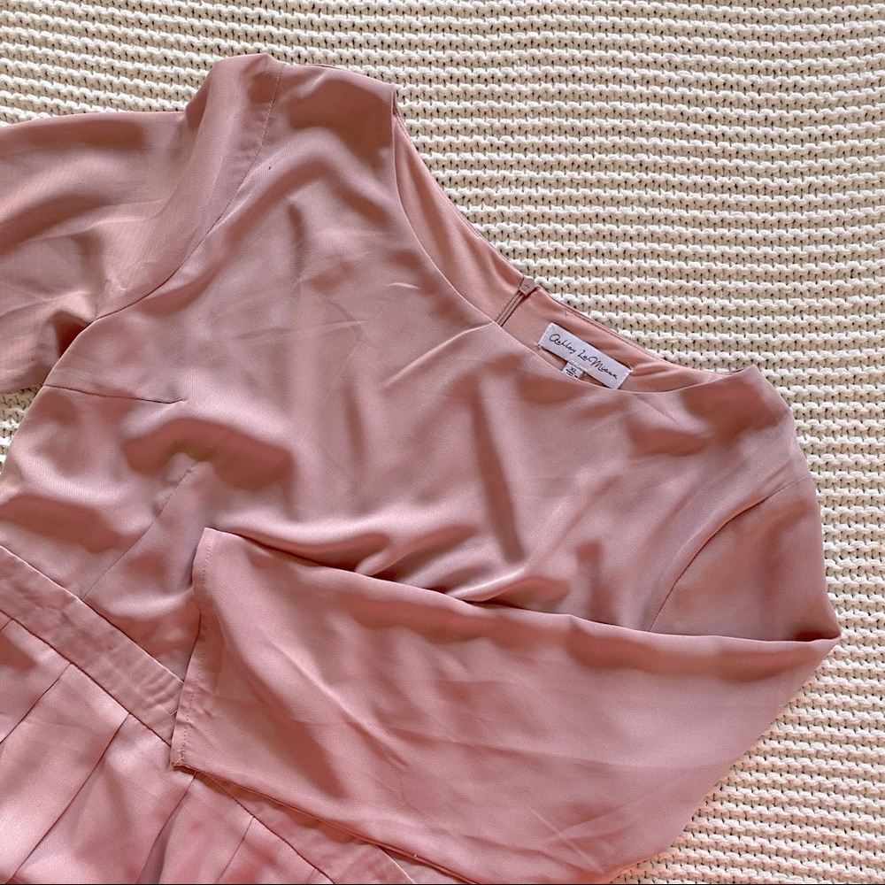 Ashley Lemieux Dusty Rose Dress (runs small)